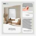 CHICOLOGY Cordless Mini Blinds for Indoor Windows, 24" W x 36" H, Gray Vinyl 1" Slats with Tilt Wand, Light Filtering to Room Darkening, Moisture-Resistant, Child-Safe, Screw-Mount Installation