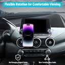 Car Phone Holder Fits for Nissan Sentra 2020 2021 2022 2023 2024 2025 S SV SR Accessories,Thick Cases Friendly,Cell Phone Mount for 4-7 in Phones,360 Degree Rotation,Easy to Install