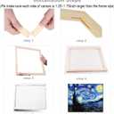 ECOIOU DIY Canvas Stretcher Bars 16x20 Inch Canvas Frame, Sturdy Stretcher Frames for Oil Paintings, Prints, Paint by Numbers & Posters(Need Extra Size to wrap Around The Frame)