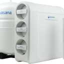 Aquasana SmartFlow™ Reverse Osmosis Water Filter System - High-Efficiency Under Sink RO Removes up to 99.99% of 90 Contaminants, Including Fluoride, Arsenic, Chlorine, and Lead - No Faucet