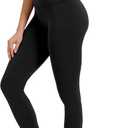 Buttery Soft High Waist Yoga Pants for Women - Tummy Control Workout Leggings Inner Pocket, Squat Proof Gym Running Athletic (S)