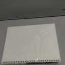 WRENBEN 8.5" x 11" Dotted Spiral Notebook with 120 GSM Thick Paper, Removable Elastic Band and Transparent Hard Cover, 160 Pages per Notepad (2 Pack, A4)