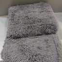 Fluffy Area Rugs for Bedroom 5x7: Shag Rugs for Bedroom - Living Room Area Rug 5x7 Grey Plush Fuzzy Soft Carpet - Teenage Room Dorm Decor Carpets