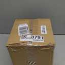 MyGift 6 Inch Ceramic Round Planter Pot, 1 Pack Vintage-Style White Ceramic Flower Pots, Indoor Hobnail Textured Cylindrical Succulent Plant Containers