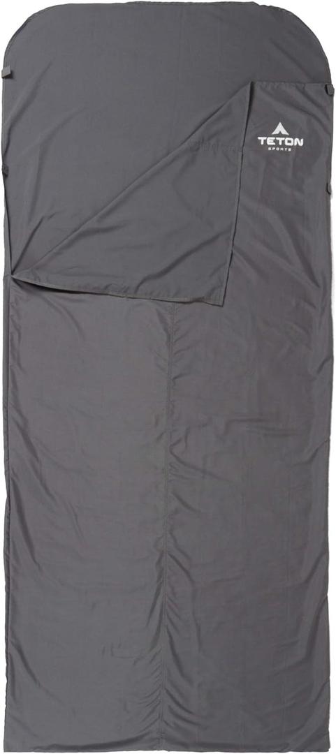 Teton Sleeping Bag Liner; A Clean Sheet Set Anywhere You Go; Perfect for Travel, Camping, and Anytime Youre Away from Home Overnight; Machine Washable; Travel Sheet Set for Your Sleeping Bag (Cotton XL / 87" x 36")