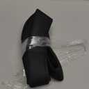 Ouzorp Car Steering Wheel Cover, Microfiber Leather Steering Wheel Covers with Anti-Slip Lining, Universal 14.5-15 inchs Black