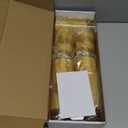 Homemory Realistic Flickering Flameless Candles, Battery Operated Candles with Remote Control and Timer, LED Fake Electric Candle for Home, Christmas Decoration, Gold, Set of 5 (D3"xH4"5"6"8"8")