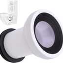 Toilet Drain Pipe Adapter,Bathroom Toilet Connector Part for Plastic Sewer Drain Pipe Installation Seal Accessories