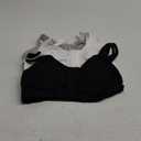 Fruit of the Loom Women's Multi-Pack Front Closure Cotton Bra (36, Black/White/Heather Grey 3-pack)
