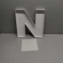 WENPACK 15" Fillable Cardboard Letter Charcuterie Tray Paper Mache Sweet Cupcake Birthday Box (N)