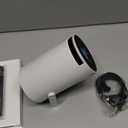 Electric FocusMini Projector, Projector 4K 1080P Support, 260 ANSI Lumens Projector with Wifi and Bluetooth, Upgrade Smart Proyector, 5w Speaker, Auto Keystone Correction 35"-130" Screen HY300 Plus