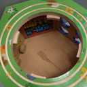 Large Activity Cube, 9-in-1 Farm-Themed Wooden Play Center, Multipurpose Montessori Toy for 1-2 Year Old Baby Toddler Kid, First Birthday Gift | Bonus Magnetic Train Cars