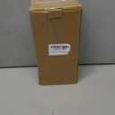 Brushed Gold Toilet Brush and Holder Set - Stainless Steel Toilet Bowl Scrubber with Replaceable Head & Splash Guard