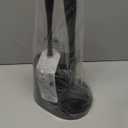 MR.SIGA Toilet Plunger and Bowl Brush Combo for Bathroom Cleaning, Black, 1 Set (One Size)