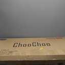 ChooChoo Coffee Table, Wooden Coffee Tables with Thicker Legs, Black Coffee Table with Storage for Living Room (40 Inches)