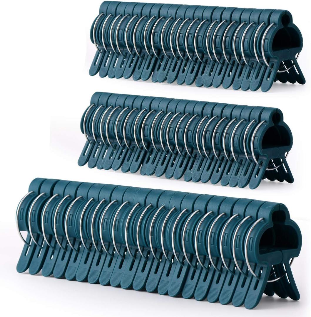 PERSZEN 60PCS Plant Clips 2 Sizes Adjusting Reusable Garden Plant Supports Clips for Supporting Stems of Flower Vine Vegetables Tomatoes Climbing