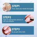 3 Days Nail Care, Keratin & Amino Acid Clear Nail Treatment Oil, Moisturizing and Conditioning, for Dry, Weak & Fragile Nails, 16ml/0.56oz (2PCS)