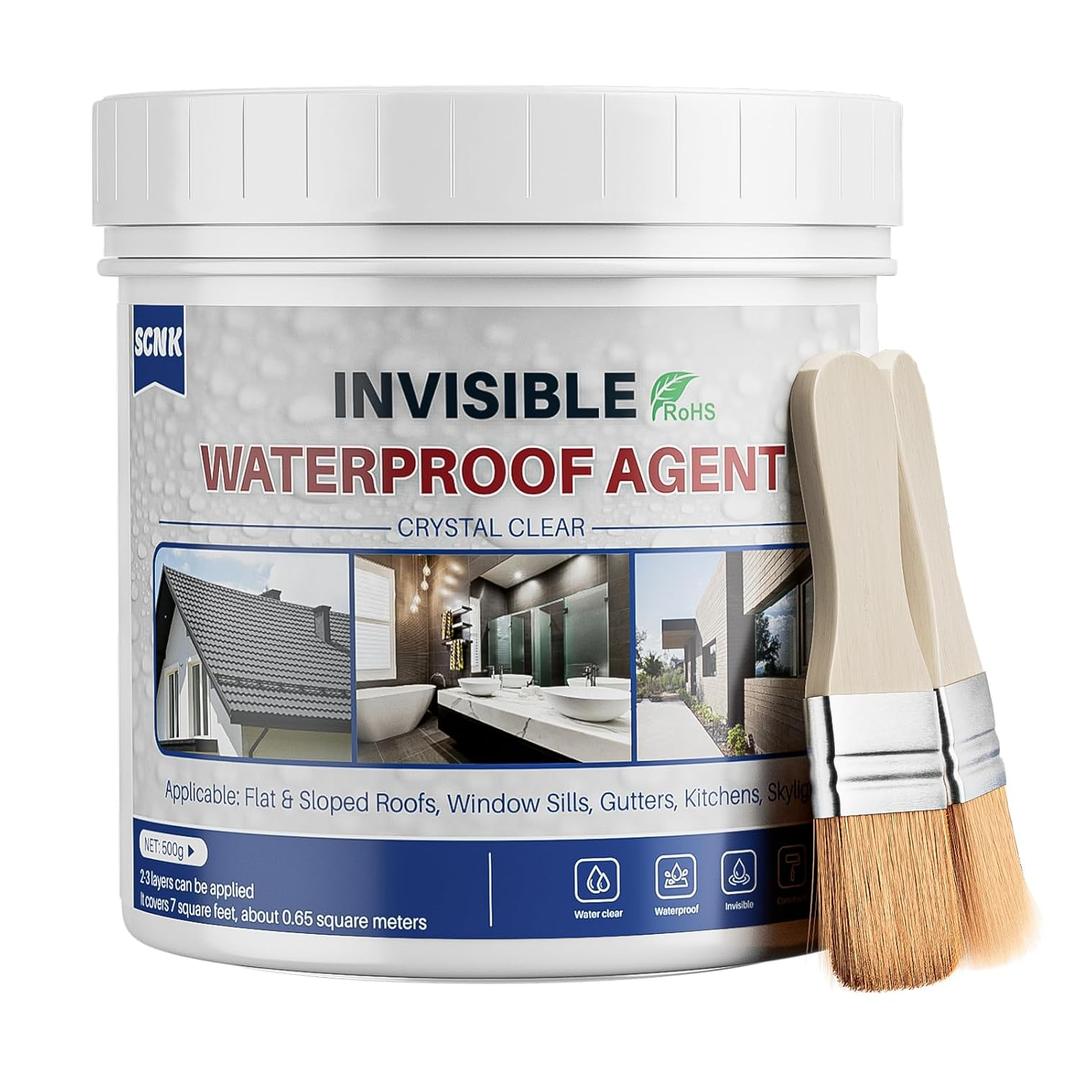 500g Transparent Waterproof Coating, Water-Based Sealant Repair Leaks