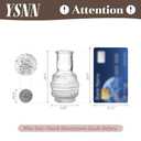 20 Pcs Mini Bud Vases Small Glass Vases for Flowers, Centerpieces, Party Decor Have Assorted Sizes Add a Touch of Elegance to Your Room