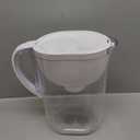 Amazon Basics 10-Cup Water Filter Pitcher, Compatible with Brita Filters, WQA & NSF Certified, Made in Europe