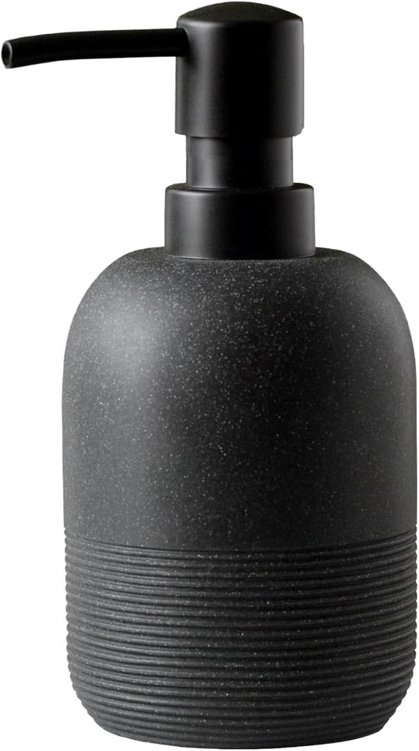 Soap Dispenser Black,Hand Soap Lotion Dispenser for Bathroom Countertop,Soap Dispenser for Kitchen.