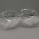 TOPZEA Set of 2 Clear Plastic Serving Bowls for Party, 94oz Acrylic Large Salad Mixing Bowl Set Kitchen Reusable Snacks Bowl for Fruit Chips Dips Popcorn, Break-Resistant