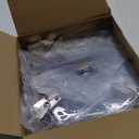 100 Pcs Clear Badge Holder Clip Name Tags Horizontal PVC ID Holders for Badges Name with Clips
