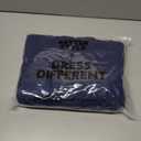 Sovoyontee Women's 2025 Fall Long Sleeve Mock Neck Sweater Dress Casual Loose Ribbed Knit Mini Short Pullover Dresses (Blue, L)