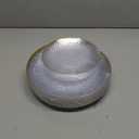 Rubtlamp 60Pcs Clear Plastic Plates,Clear Disposable Plates With Gold Rim,Heavy-duty Gold Plates,Hammered Party Plates Include 30Clear Dessert-Platos, 30Dinner-Platos for Wedding, Party