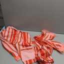 Women Feather Trim Holiday Pajamas Cute Bow Heart Satin Pjs Silk Long Sleeve Button Pajama Shirt Lounge Pants Sets (Small)