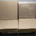 Outdoor Chair Cushions Set of 4: Patio Furniture Cushions - Outdoor Lounge Cushion, Light Brown, 21 length inches x 23 width inches