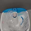 Homedics Bubble Mate Foot Spa, Toe Touch Controlled Foot Bath with Invigorating Bubbles and Splash Proof, Raised Massage Nodes and Removable Pumice Stone