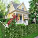 DearHouse Artificial Ivy Privacy Fence. 98.4x69in Artificial Hedges Fence and Faux Ivy Vine Leaf Decoration for Outdoor Indoor Garden Decor