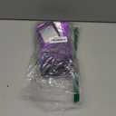 300 Pack 3 Size Mylar Packaging Bags with Front Window, Zipper Resealable Bag Smell Proof Foil Bags for Jewelry, Sample, Food Storage(Purple,3x4.7,4x6,4.7x7.9in)