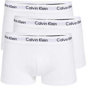 3 x Calvin Klein Men's Cotton Stretch 3-Pack Low Rise Trunks Large