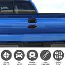 Tailgate Emblem Cover Trim, Rear Trunk Logo Back Badge Decoration Cover Trim for 2009-2014 Ford F150 F-150 Raptor (Black)