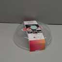 Nordic Ware Microwave Up & Away-Easy Stow - 11-inch Food Safe Lid, Plate Cover with Steam Vents, Anti-Splash Microwave Lid, Contains Moisture, Space-Saving Storage Bracket included