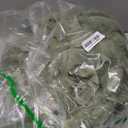 MEGO Fluffy Faux Rabbit Fur Bean Bag Chair Cover(No Filler), Soft Plush Shaggy Striped Stuffed Animal Storage Beanbag, 3FT Big Fuzzy Decorative Ribbed Floor Lounger for Bedroom Living Room, Sage Green (Large(38"x38"x40"))