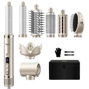 Tqcir 8-in-1 Professional Hot Air Styler&Hair Dryer Brush, Powerful Multi-Styler with Auto-Wrap Curler with Storage Case, Fast Drying Curling Straightening Volumizing Without Heat Damage Tqcir 8-in-1 Professional Hot Air Styler&Hair Dryer Brush, Powerful Multi-Styler with Auto-Wrap Curler with Storage Case, Fast Drying Curling Straightening Volumizing Without Heat Damage