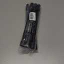 2 x Spring Tension Rod, Goowin Small Tension Rod, 5/8" Diameter No Drilling Expandable Short Tension Rods Spring Rods, Tension Rods for Closet, Cupboard, Hanging Clothes, Black, 3 Pack (10-15.7 inch)