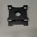 KABCON Tablet Stand,Adjustable Drawing Holder Eye-Level Aluminum Solid Stand for Desk, Portable Monitor, iPad Pro 9.7 10.5 Air Mini,Microsoft Surface Pro,Tab-Up to 15'' (Large-Black)