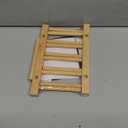 Bamboo Dish Drying Rack for Kitchen Counter and Cabinet, Dish/Book/Plate/Bowl/Cup/Cutting Board/Pot Lid Organizer for Kitchen, Living Room, Study, Display Cabinet (4 Slots)