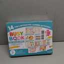 Hadley Designs My First Busy Book Toddlers 3-5, Montessori Preschool Learning Activities Age 4-5, 174 Pcs Velcro Busy Book, Travel Toys Airplane Car Quiet Time, Sensory Toys, Pre K Graduation Gifts