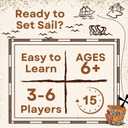5 x Buccaneers Booty - Fun Pirate Playing Card Game for Adults & Kids - Quick, Easy to Learn for Family Game Night - Collect The Treasures & Conquer - Popular Birthdays (3-6 Players, Ages 6+)