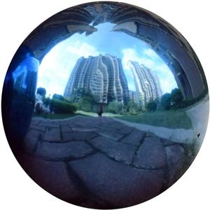12 inches Gazing Ball,Blue Stainless Steel Garden Sphere,Seamless Polished Reflective Smooth Mirror Garden Globe,Colorful Addition for Photography Garden Home Decorate