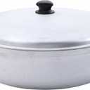 IMUSA USA 11.6Qt Jumbo Traditional Colombian Caldero, 11.6 Quart, Silver