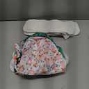 wegreeco Cloth Diapers 6 Pack with 6 Inserts & 1 Wet Bag, Washable Cloth Diapers for Babies, One Size Adjustable Reusable (Flower)