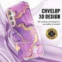 Compatible with Samsung Galaxy A54 5G Case 6.4'', [4 in 1 Full-Body Protection] [Military Grade Drop Tested] Slim Shockproof Protective Cover for Galaxy A54,Purple