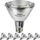 PAR30 Long Neck Halogen Flood Light Bulb, 6 Pack 120V 75W Halogen Bulbs with E26 Base, 2800K Warm White Dimmable, 3375LM High Output Brightness for Recessed & Track Lighting (Indoor/Outdoor)