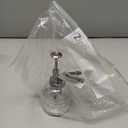 OFFIDIX Transparent Glass Watering Spray Bottle,Plant Mister with Plastic Bronze Plastic Top Pump, Glass Small Watering Can for Indoor Potted Plant, Outdoor Indoor Garden, Plants, Cleaning Solutions